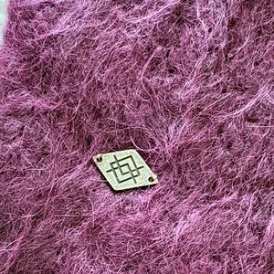 Luxurious Alpaca Wool Purple Women's Scarf Wrap